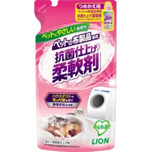 ペットの布製品専用　抗菌仕上げ柔軟剤　詰替　300g