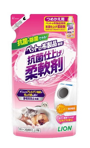 [ライオンペット] ペットの布製品専用　抗菌仕上げ柔軟剤　詰替　300g
