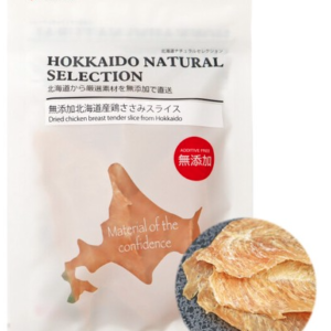 [国泰ジャパン] HOKKAIDO NATURAL SELECTION　無添加　北海道産鶏ささみスライス　20g