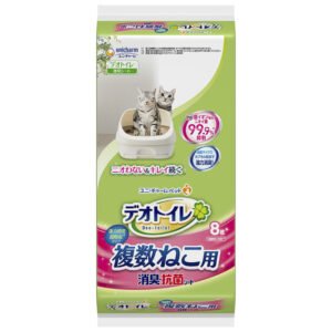 [ユニ・チャーム] デオトイレ 複数ねこ用消臭・抗菌シート 8枚