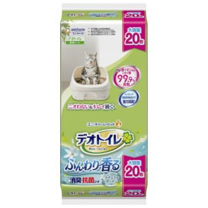 [ユニ・チャーム] デオトイレ ふんわり香る消臭・抗菌シ-ト ナチュラルガ-デンの香り20枚